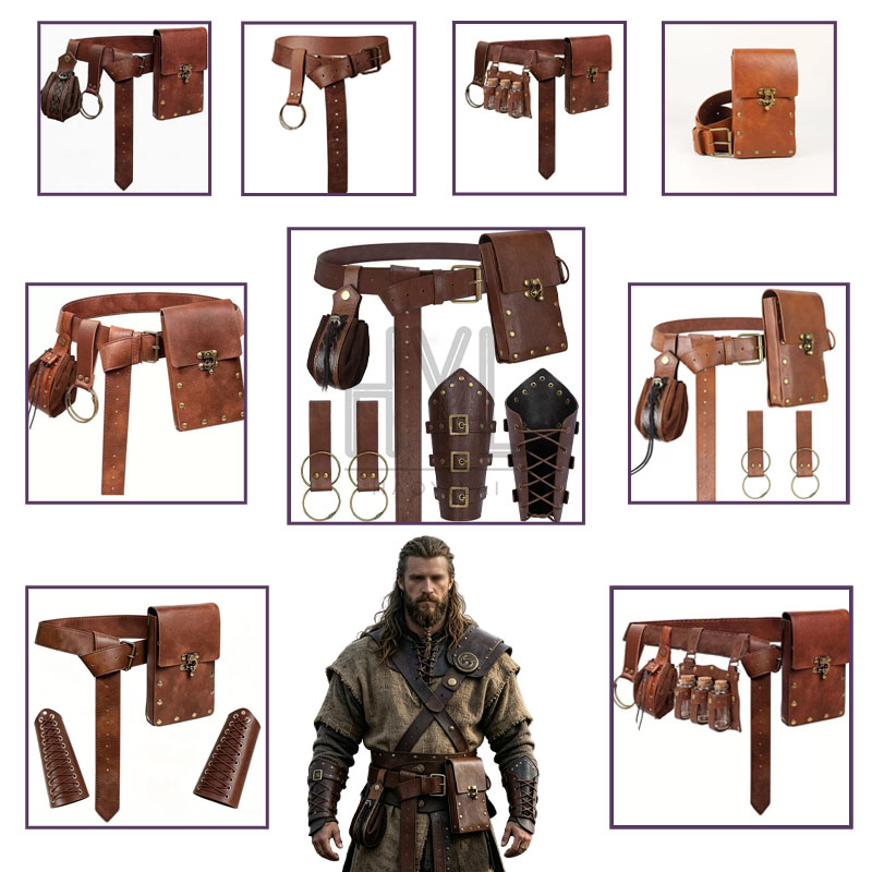 Cosplay Props - Medieval Viking Accessories Set Retro Steampunk
