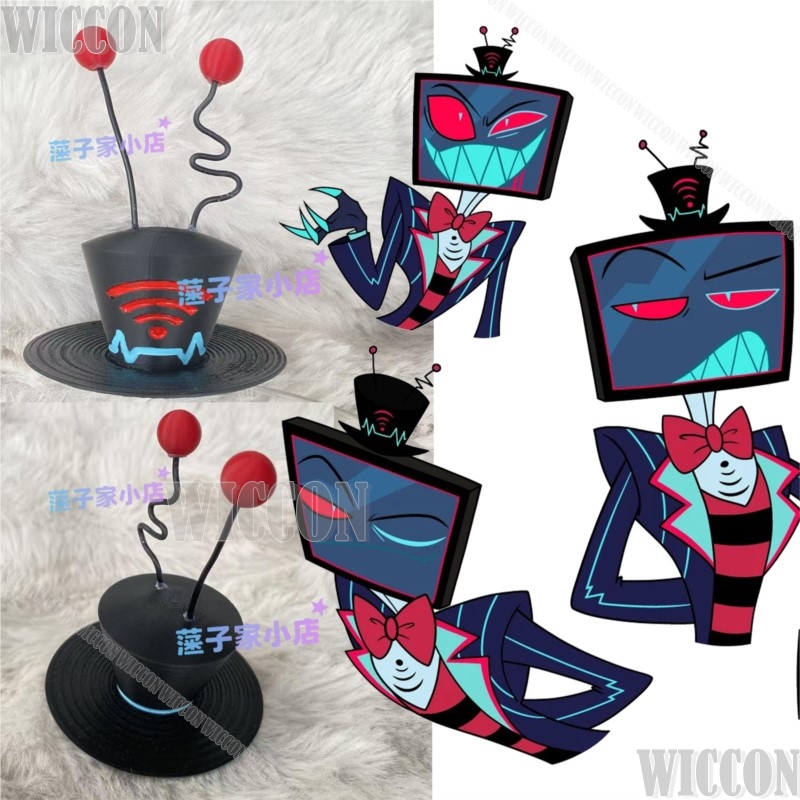 Vox Black Hat Anime Hassbin Co - Cosplay Prop 3D Print Settings 评论和价格