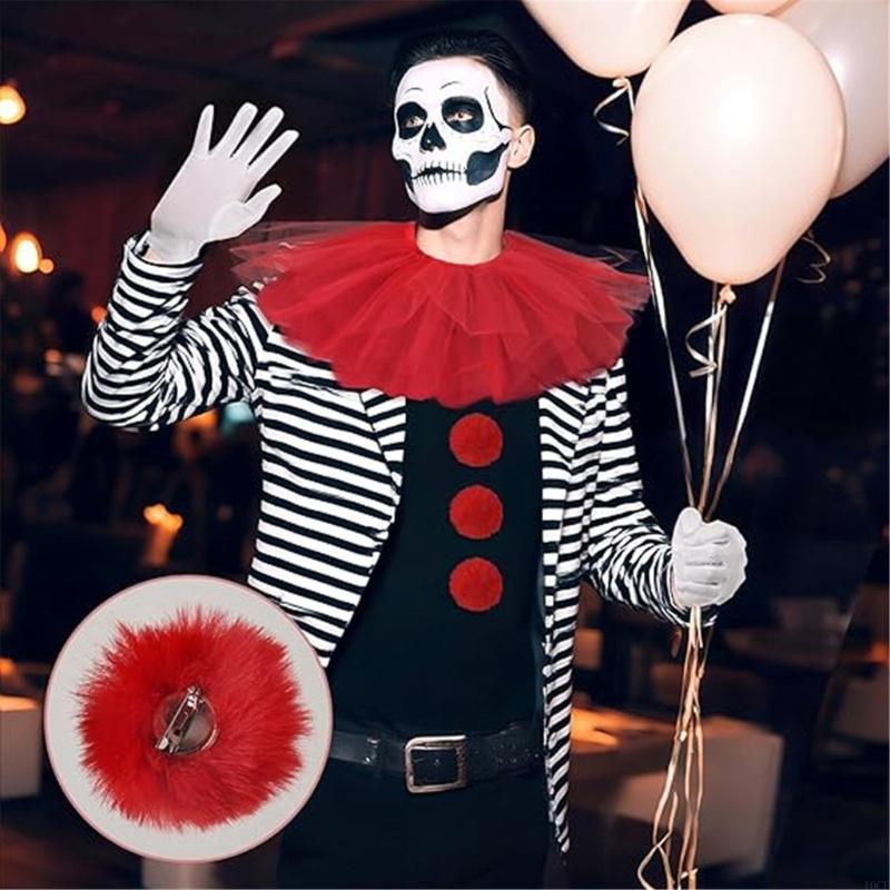 5Pcs/Set Halloween Clown Costu - Cosplay Prop Kit 评论和价格