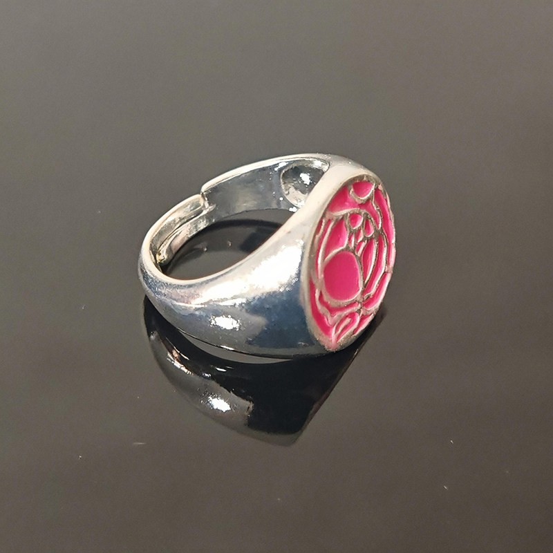 Pink Rose Ring Tenjou Utena Re - Cosplay Prop Diy 评论和价格