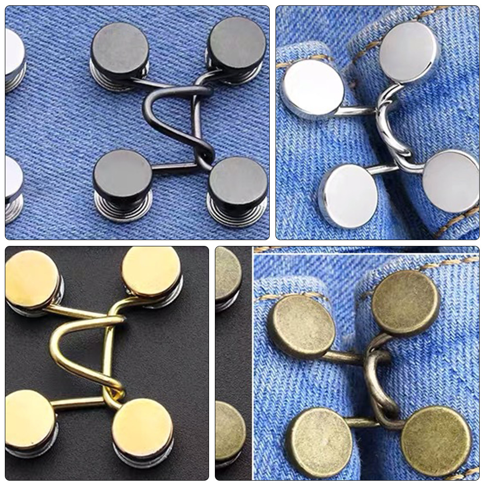 Jeans Waist Button 5 Sets Meta - Snap Fastener Set 评论和价格