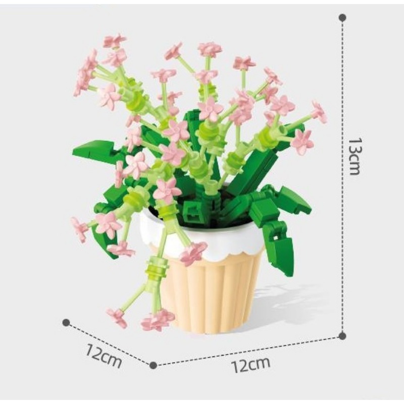 Building Block Potted Flower M - Cosplay Prop Kit 评论和价格