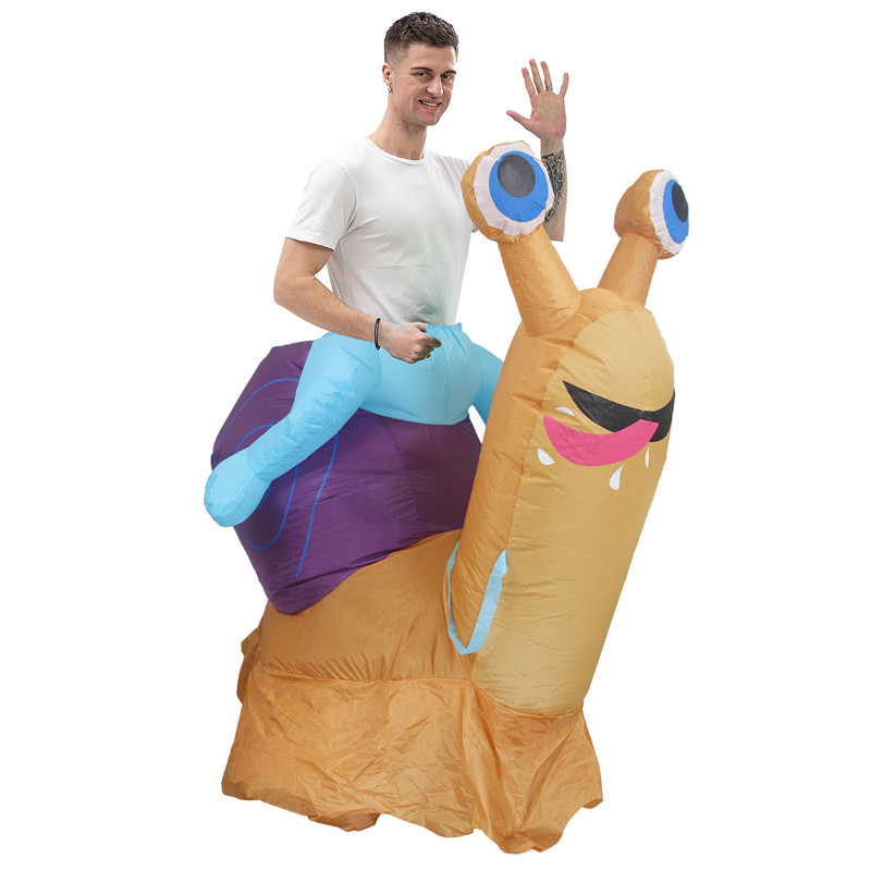 Riding Snail Inflatable Costum - Cosplay Props 评论和价格