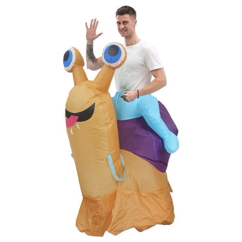 Riding Snail Inflatable Costum - Cosplay Props 评论和价格