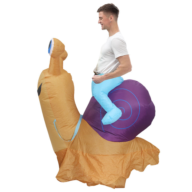 Riding Snail Inflatable Costum - Cosplay Props 评论和价格