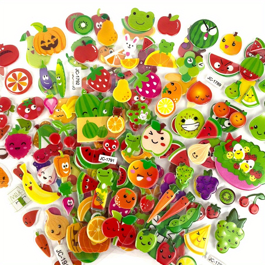 6 Sheets 3D Puffy Stickers Foa - Eva Foam Sheet 评论和价格