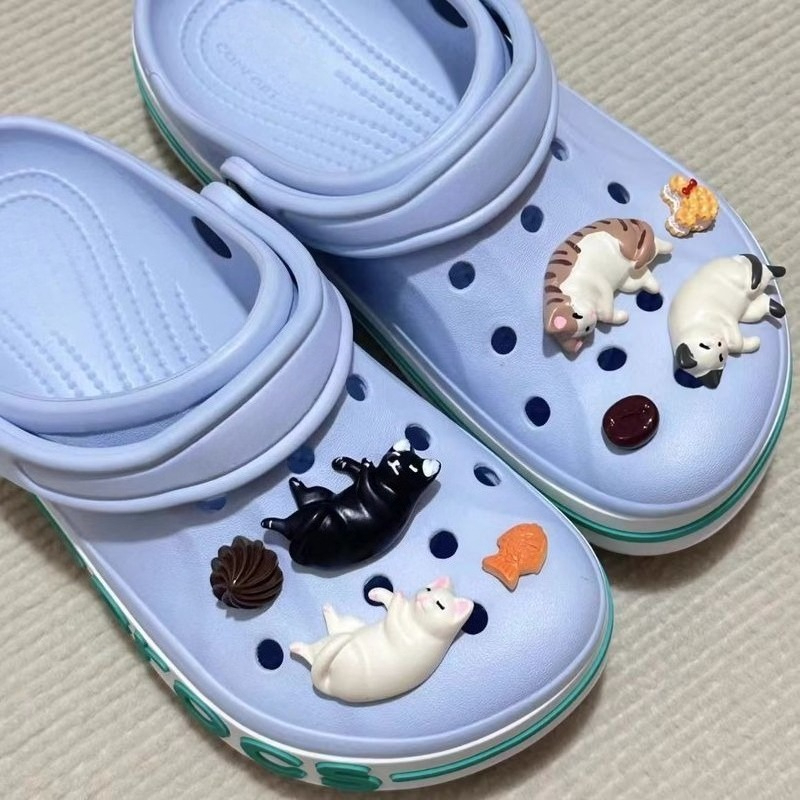 8Pcs Summer Fashion Shoe Charm - Snap Fastener Set 评论和价格